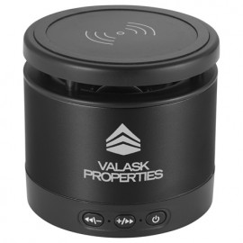 Metal Bluetooth Speaker And Wireless Charging Pad with Logo