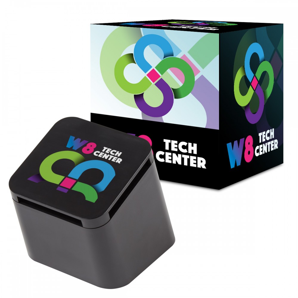Slanted Cube Wireless Speaker With Custom Box Slanted Cube Wireless Speaker With Custom Box