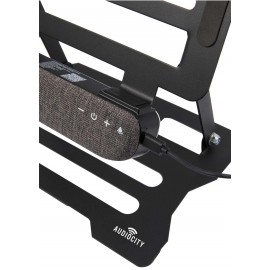 Elevate Laptop Stand and Bluetooth Speaker with Logo