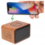 Custom Wood Bluetooth Speaker With Wireless Charging Pad