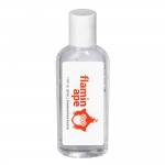 Personalized 1 Oz. Clear Gel Sanitizer In Oval Bottle