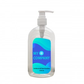 (EQP Special) 16 Oz. Hand Sanitizer Pump Bottle with Logo  (EQP Special) 16 Oz. Hand Sanitizer Pump Bottle with Logo