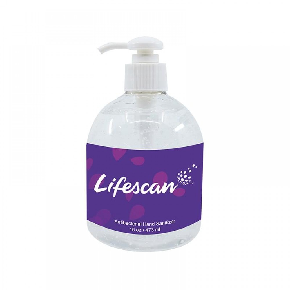 16 oz Instant Hand Sanitizer with Pump with Logo