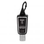 Promotional ON HOLD 1 Oz. Beaded Gel Sanitizer In Trapezoid Bottle W/ Silicone Sleeve