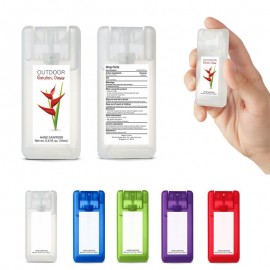 Mini Rectangle Card Shape Hand Sanitizer Spray with Logo