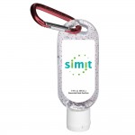 Custom 1.9 Oz. Moisture Bead Sanitizer W/ Carabiner Clip