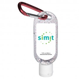 Personalized 1.9 Oz. Moisture Bead Sanitizer W/ Carabiner Clip  Personalized 1.9 Oz. Moisture Bead Sanitizer W/ Carabiner Clip