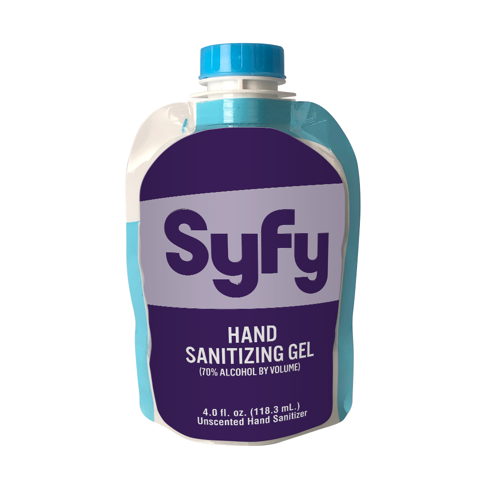 Personalized 4 oz. Clear Sanitizer Refill in Wide Mouth Squeeze Pouch Personalized 4 oz. Clear Sanitizer Refill in Wide Mouth Squeeze Pouch