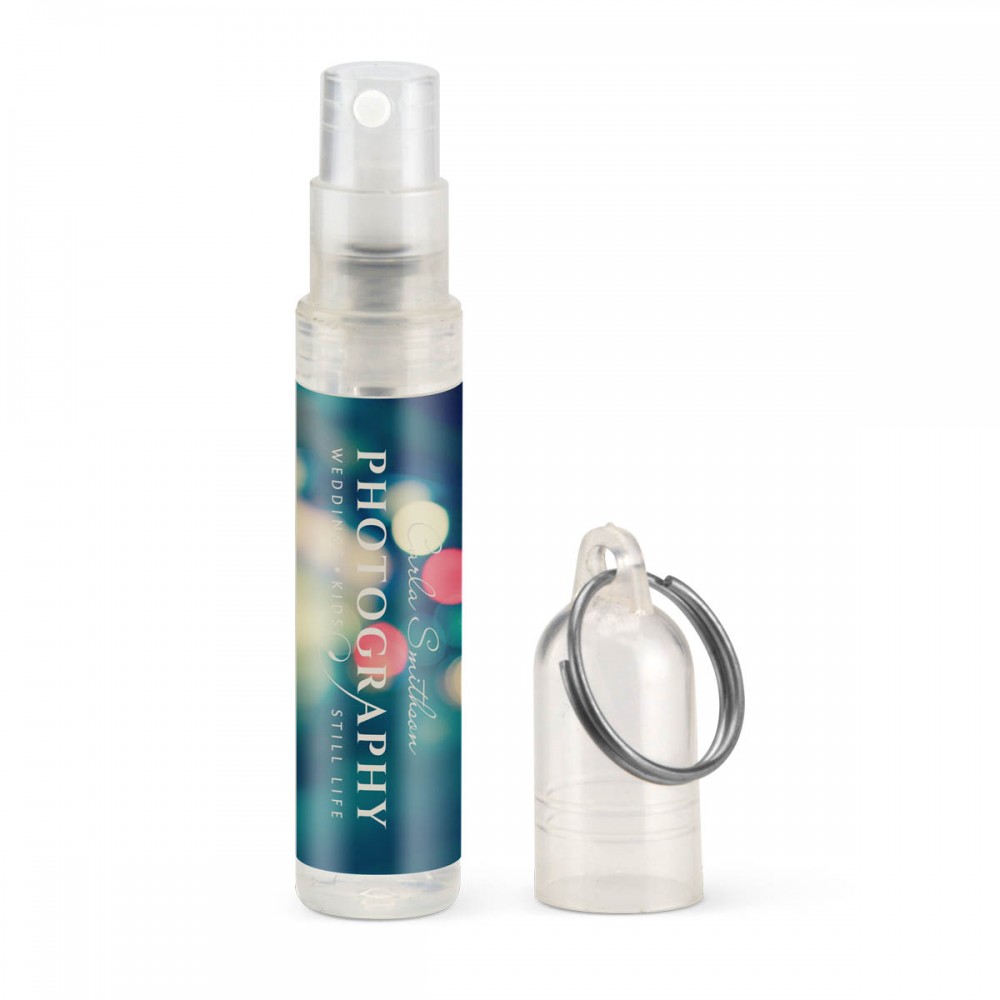 Promotional Mini Hand Sanitizer Spray w/Keyring