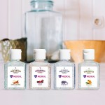 Personalized Hand Sanitizer Gel With Moisture Beads: 1 oz Rectangle Bottle