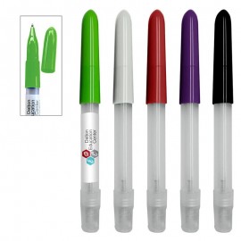 Logo Branded .27 Oz. Hand Sanitizer Spray With Ballpoint Pen  Logo Branded .27 Oz. Hand Sanitizer Spray With Ballpoint Pen