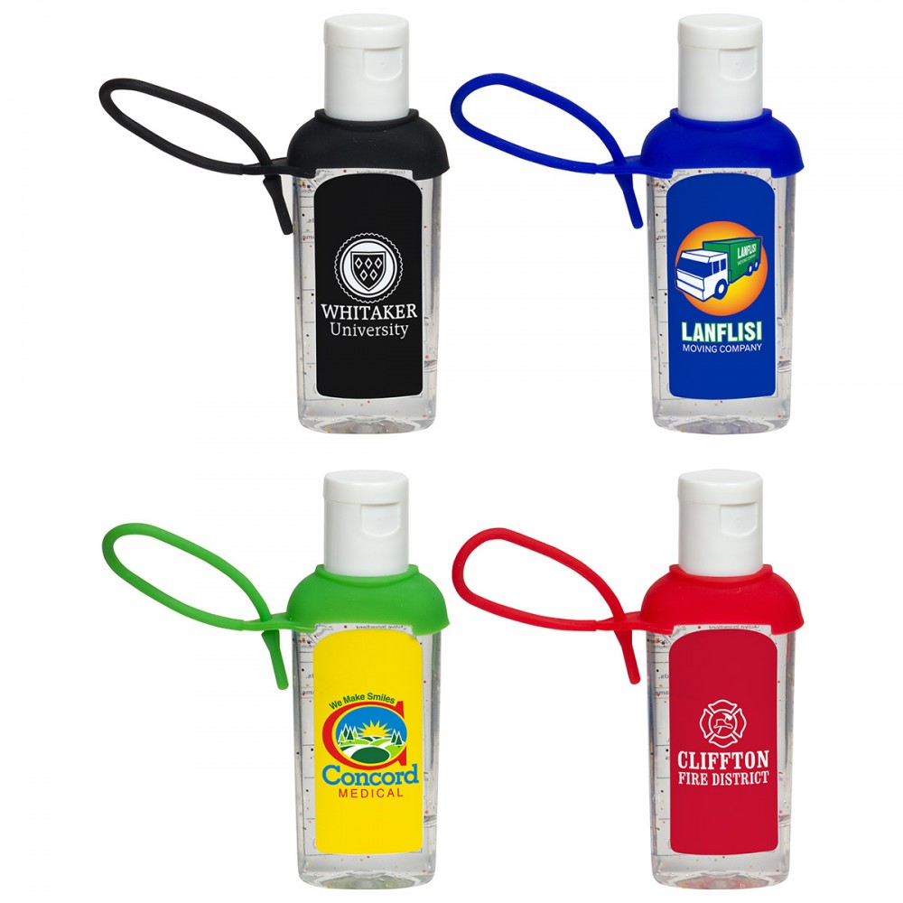 Caddy Strap 2 oz Hand Sanitizer with Logo