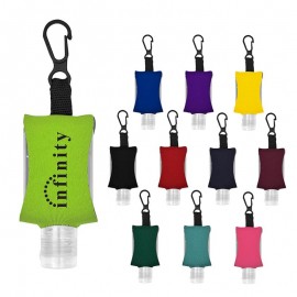 Customized 1 oz. Hand Sanitizer With EVA CASE AND CLIP  Customized 1 oz. Hand Sanitizer With EVA CASE AND CLIP