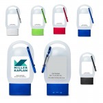 Compact Hand Sanitizer with Carabiner with Logo