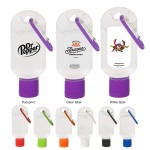 1.8 oz. Hand Sanitizer with Carabiner with Logo