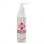 8 Oz Clear Sanitizer In Clear Bottle With Pump with Logo