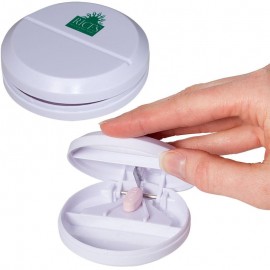 Compact Pill Cutter/Dispenser with Logo  Compact Pill Cutter/Dispenser with Logo