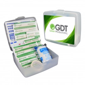 Clean and Protect 76pc First Aid Kit with Logo  Clean and Protect 76pc First Aid Kit with Logo
