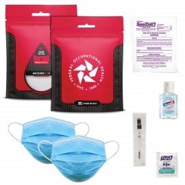 Grab-And-Go PPE Kit with Logo  Grab-And-Go PPE Kit with Logo