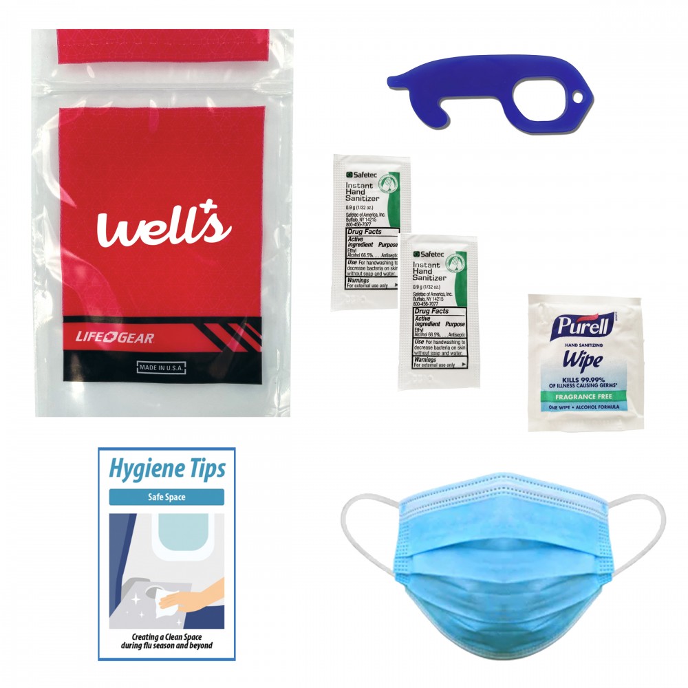 Custom Printed Economy PPE Kit No Touch Kit 2.0 Custom Printed Economy PPE Kit No Touch Kit 2.0
