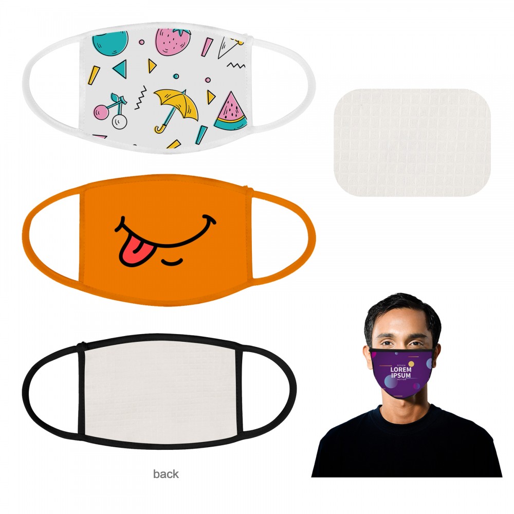 Personalized Full Color Printed Cotton Mask Personalized Full Color Printed Cotton Mask