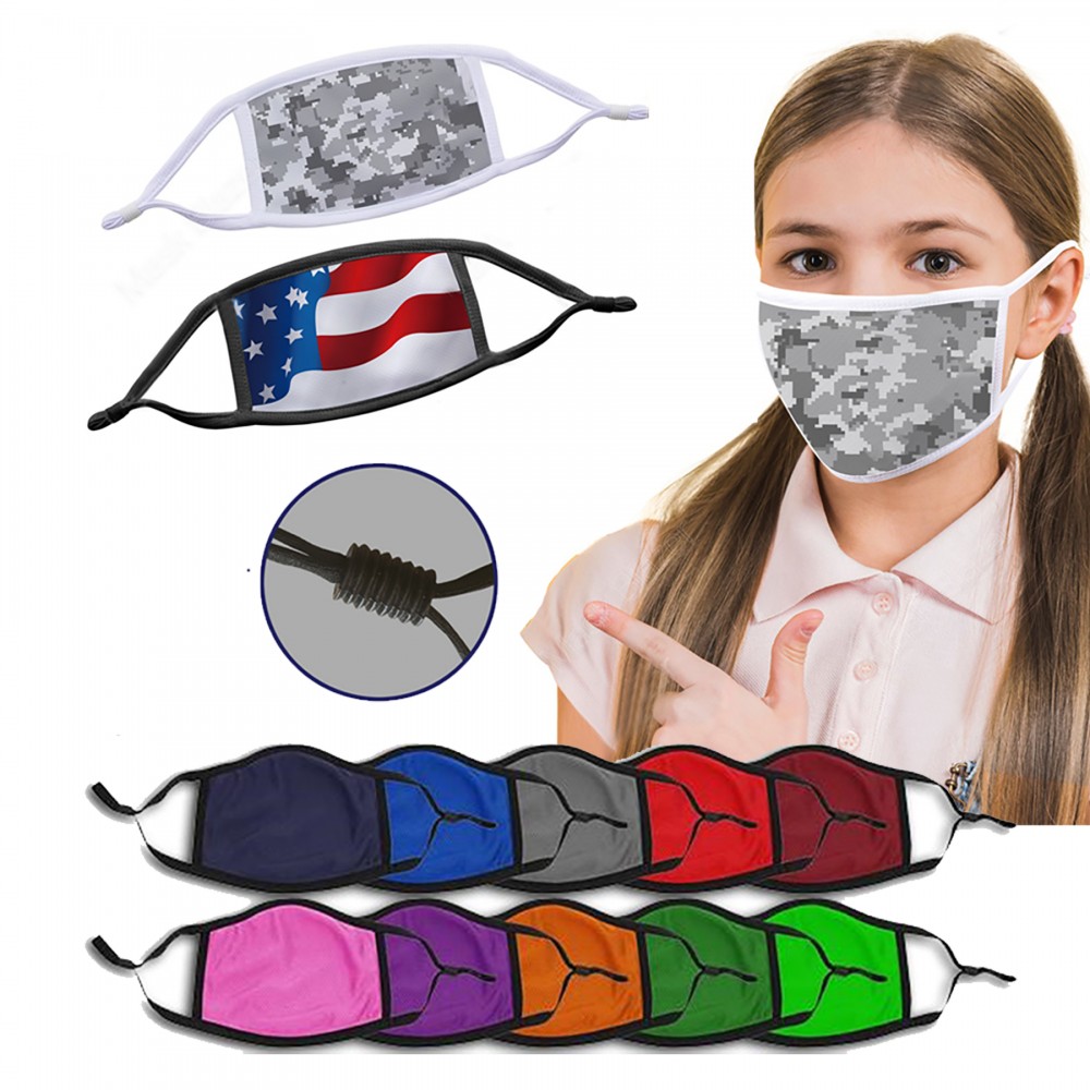 Customized Kids Adjustable Polyester Mask Customized Kids Adjustable Polyester Mask