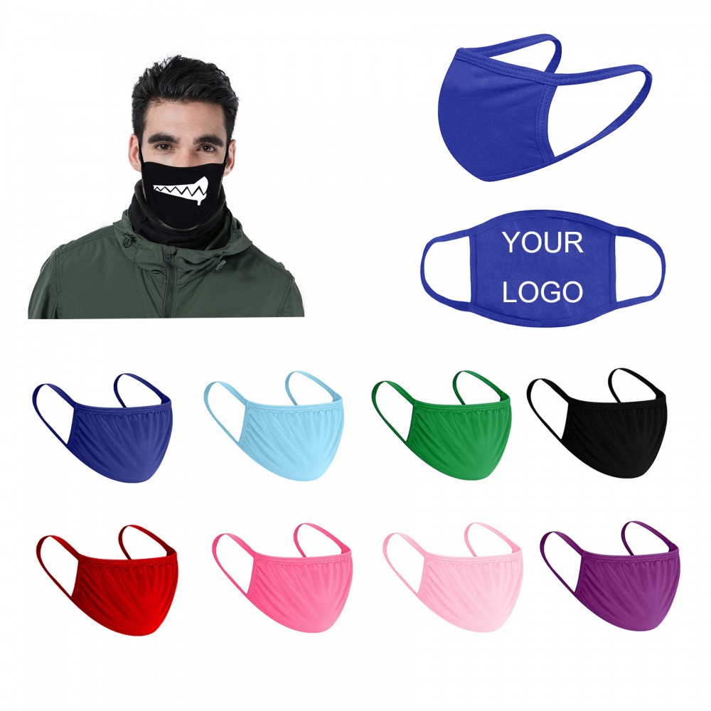 Customized 2 Layer Cotton Adult Face Mask Customized 2 Layer Cotton Adult Face Mask