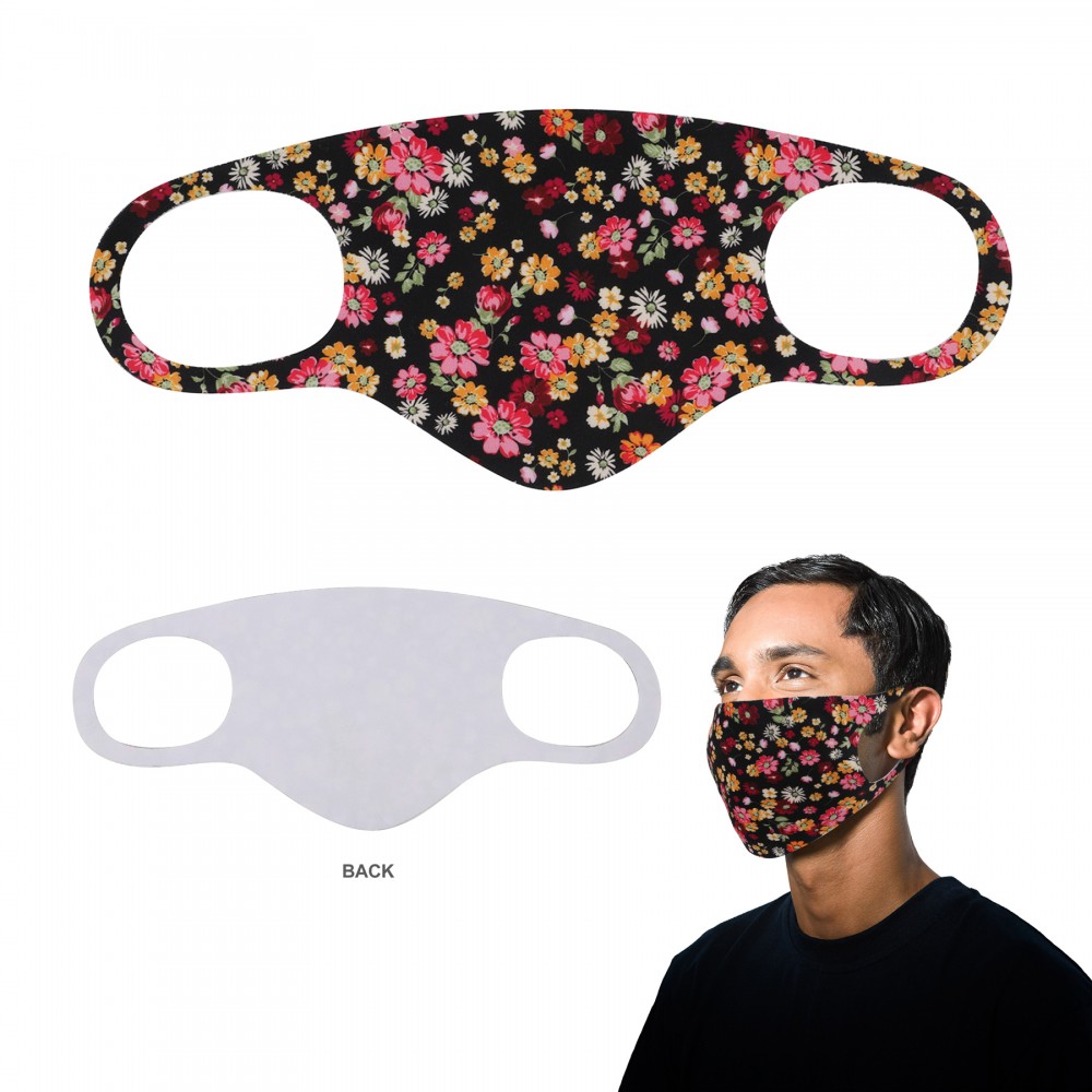 Customized Single Layer Printed Polyester Breathable Mask Customized Single Layer Printed Polyester Breathable Mask
