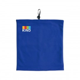 Logo Branded 2-layer Athleisure Gaiter - Cobalt Blue