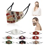 Personalized Full Color 3 Ply Adjustable Face Mask for Children