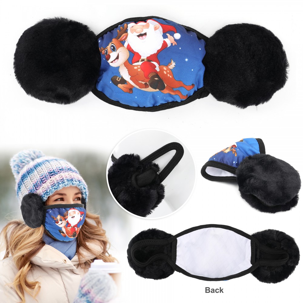 Logo Branded Adult Warm Winter Face Mask With Full Color Print Logo Branded Adult Warm Winter Face Mask With Full Color Print