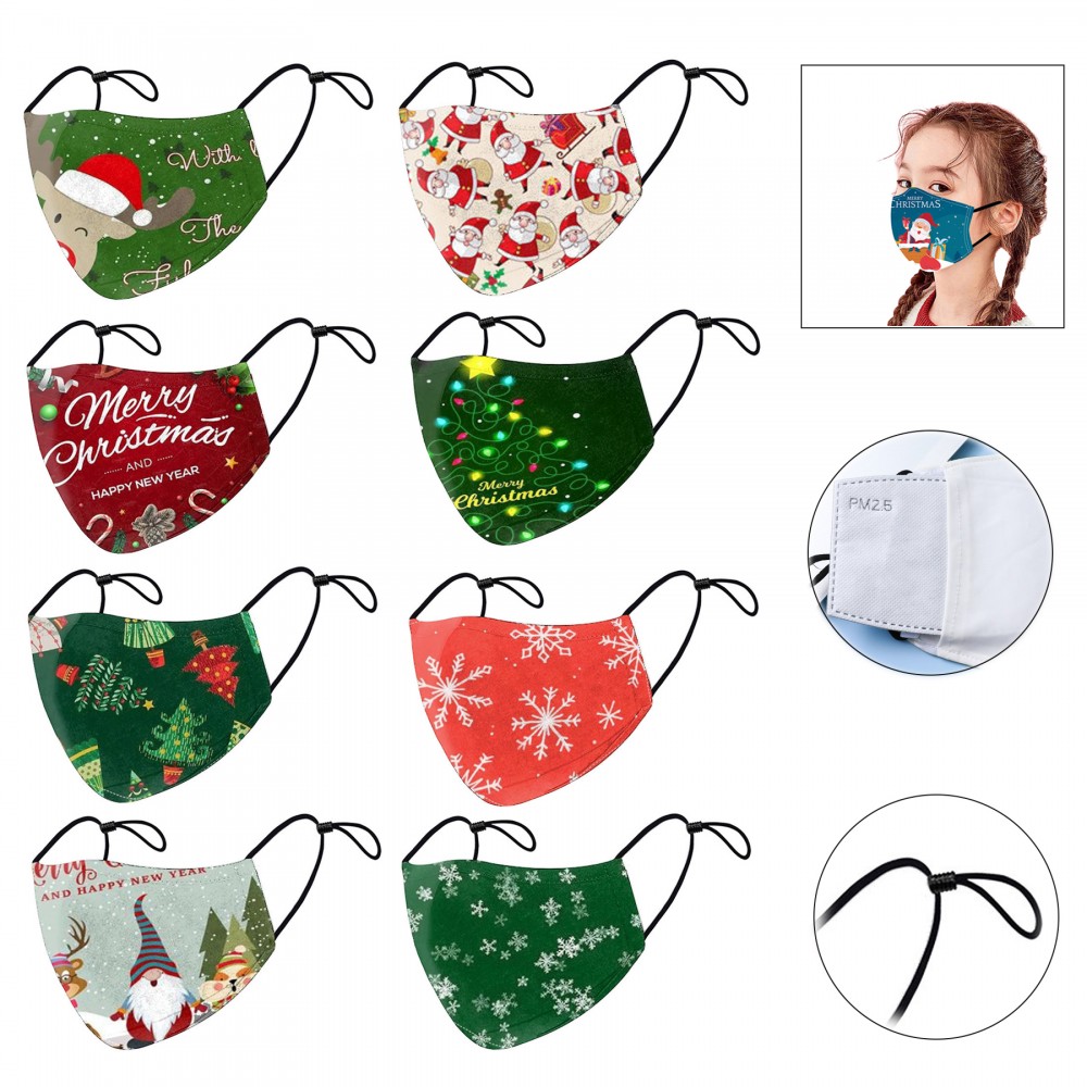 Custom Kids 2 Layers Reusable Polyester Adjustable Mask Custom Kids 2 Layers Reusable Polyester Adjustable Mask