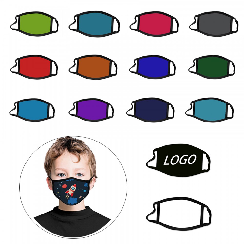 Promotional Full Color??Reusable&Washable 2 Layer Polyester Face Mask Youth Promotional Full Color??Reusable&Washable 2 Layer Polyester Face Mask Youth