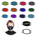 Promotional Full Color??Reusable&Washable 2 Layer Polyester Face Mask Youth