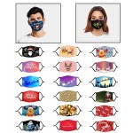 Promotional Adjustable Full Color Cotton Face Mask
