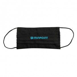 Logo Branded Reusable Cotton Panel Face Mask (Overseas Direct)