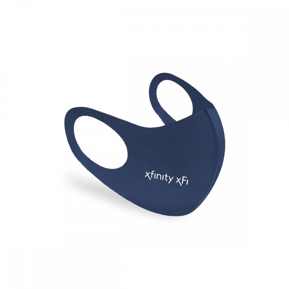 Customized Reusable Stretch Face Mask - Navy Customized Reusable Stretch Face Mask - Navy