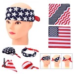 Custom American Flag Spirit Bandana 22"