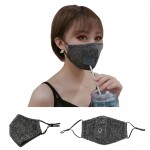 Personalized Easy Drinker Mask w/ Straw Hole
