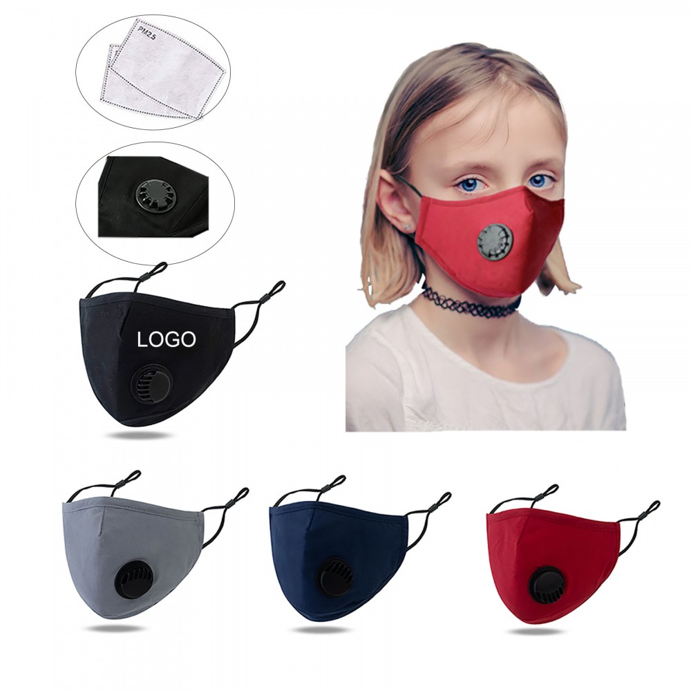 Custom Solid Color Face Mask With Breather Valve Custom Solid Color Face Mask With Breather Valve