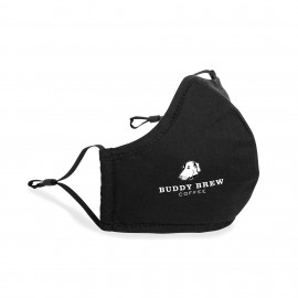 Reusable Face Mask - Black with Logo