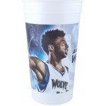  32 Oz. Classic Smooth Walled Plastic Stadium Cup with our RealColor360 Imprint