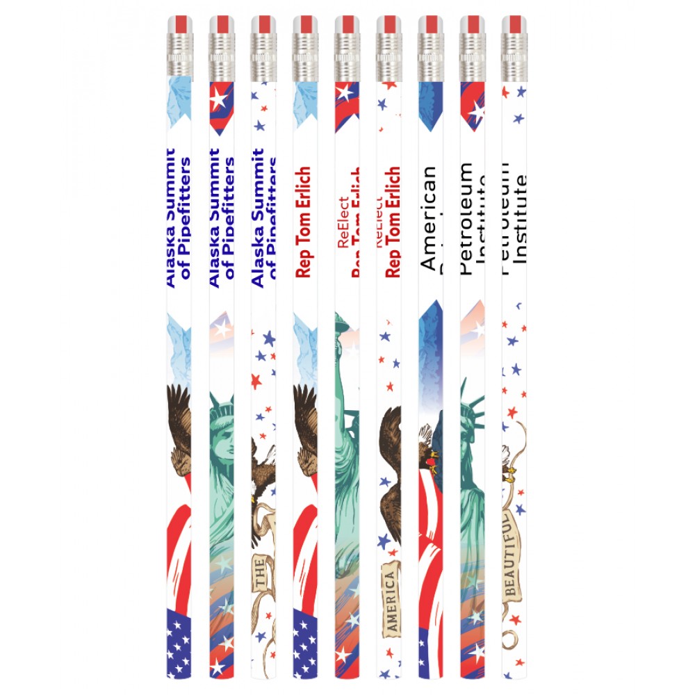  Union Printed - America The Beautiful Segment: Liberty Flag & Banner Assortment