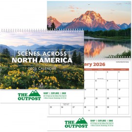  Scenes America Wall Cal Spiral