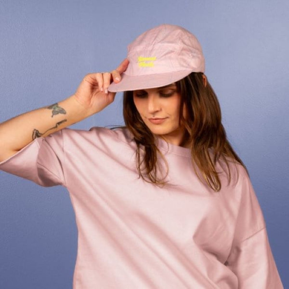 Camper Hat - Flat Brim - Unstructured - Poly Twill 4cp Camper Hat - Flat Brim - Unstructured - Poly Twill 4cp