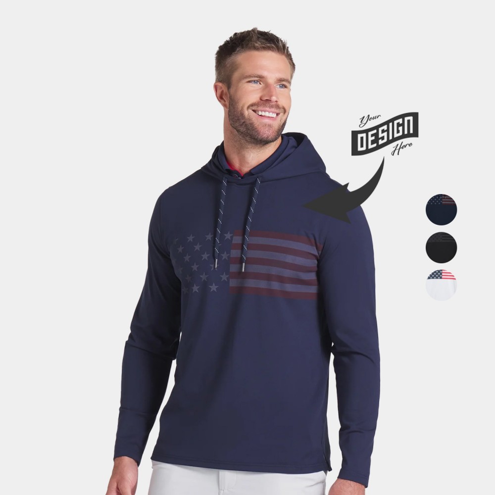  PUMA Volition Flag UPF 50+ Men's Golf Hoodie