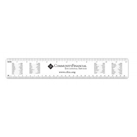  Ruler, 12" State Capital