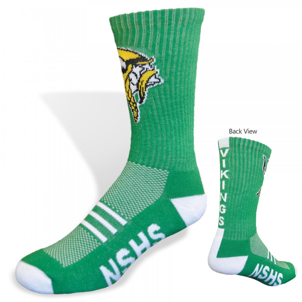  Made in the USA Cotton Team Crew Sock