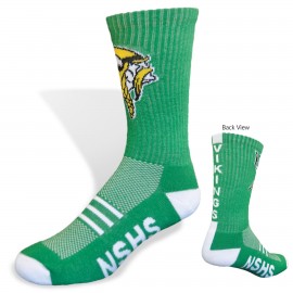  Made in the USA Cotton Team Crew Sock