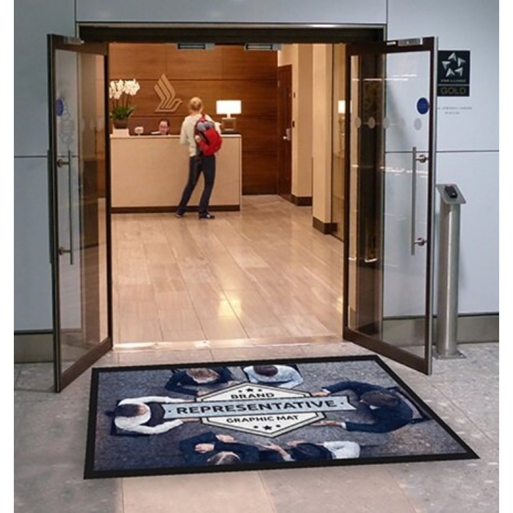 Brand Representative Full Color HD Counter Mat - 2' X 5' Brand Representative Full Color HD Counter Mat - 2' X 5'